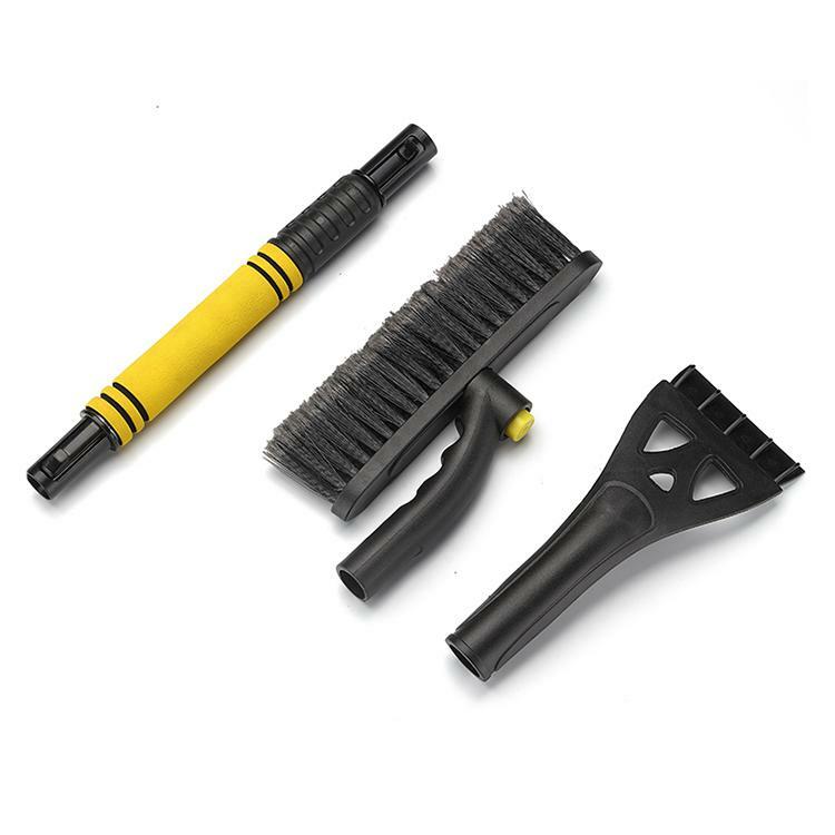 Extendable Snow Brush and Ice Scraper 2 n-1 Design, Scratch Free - Adduns