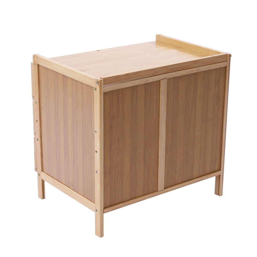 3-Tier Bedroom Bedside Table Nightstand End Side Organizer Drawers Storage Box