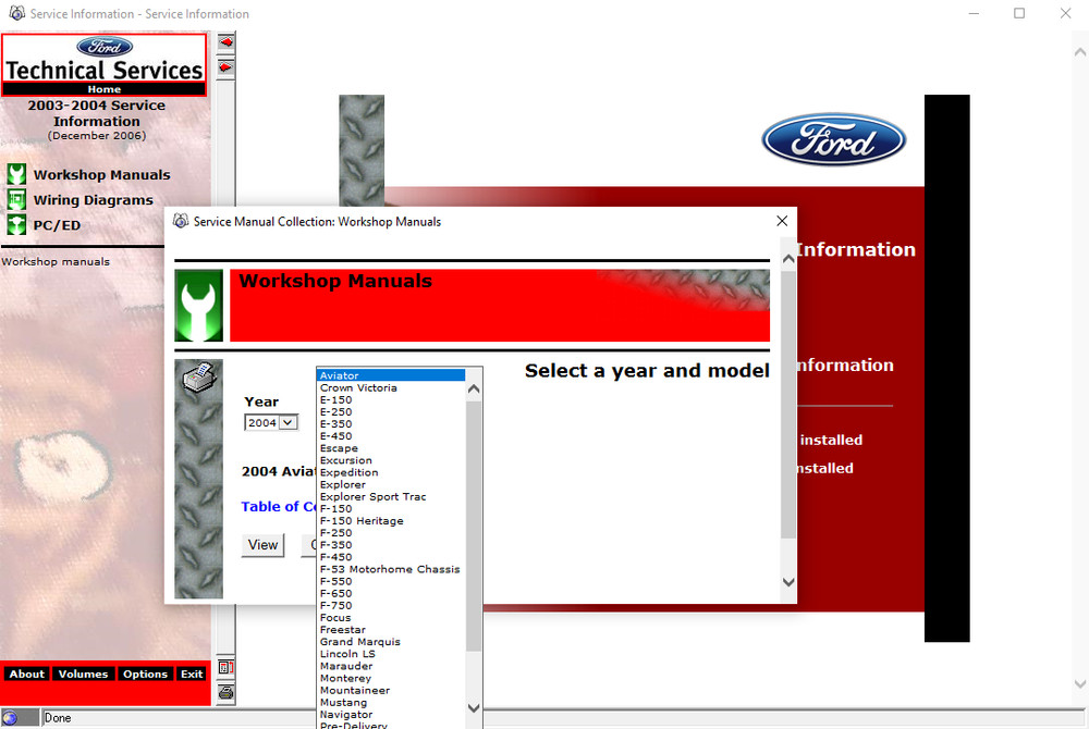 2003 2004 Ford Mustang Service Repair Manual CD