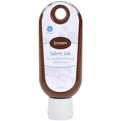 Rich Brown Fabric Ink for Vibrant Designs