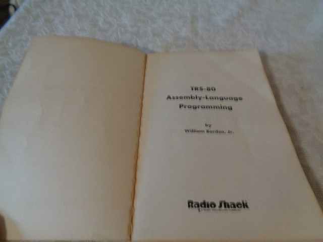 TRS - 80 Assembly Language Programming Paperback Book by William Braden, Jr.
