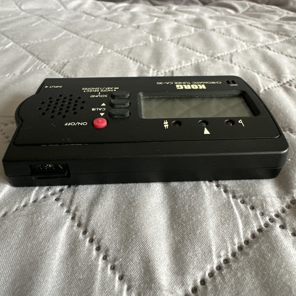 Korg CA-30 Chromatic Tuner LCD Needle C1-C8 Pitch Detection Compact (DS1D2).....