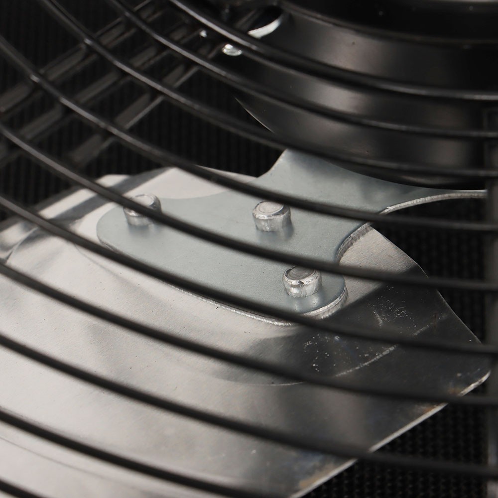 10" Exhaust Fan Ventilation Extractor Wall-Mounted Square Blower With Insect Net