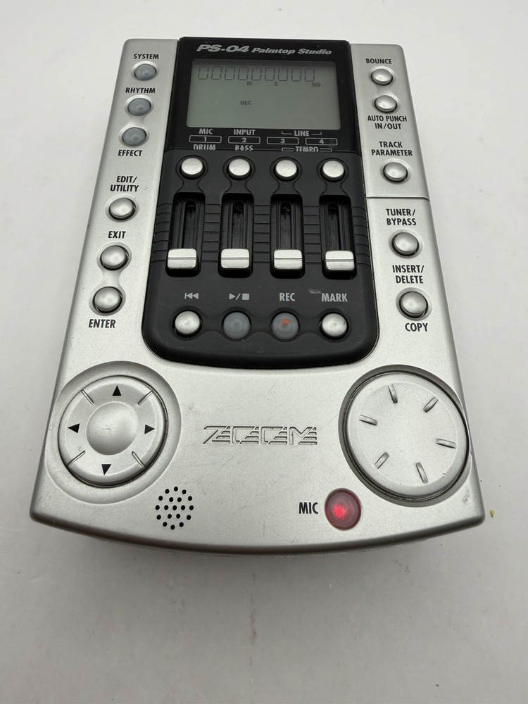 ZOOM PS04 Palmtop Studio Portable MultiTrack Recorder Tested And Works