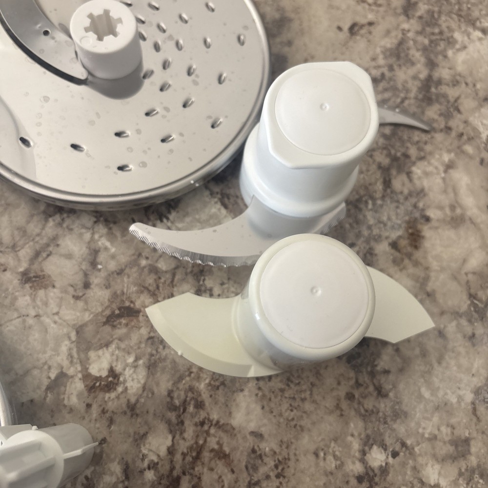 KitchenAid KFP500WH Classic 9 Cup Food Processor White Complete Set W/Box EUC