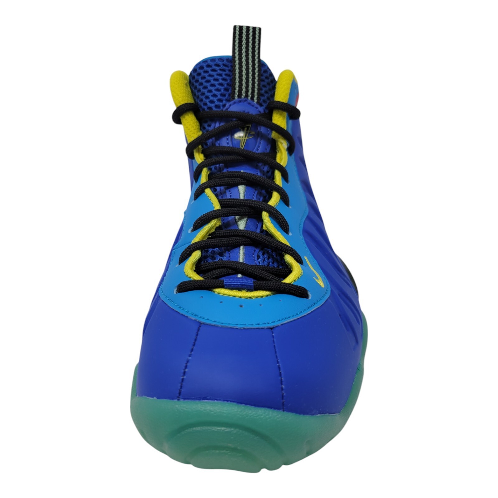 Nike Kid's Little Posite One GS Basketball Shoes, Game Royal/Yellow Strike