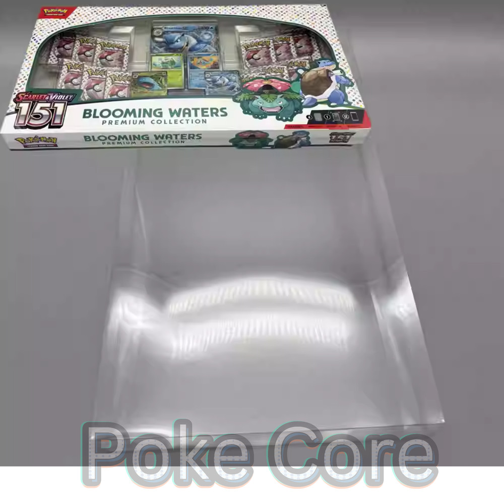 Protective Plastic Case for Pokemon 151 Blooming Waters Premium Collection Box