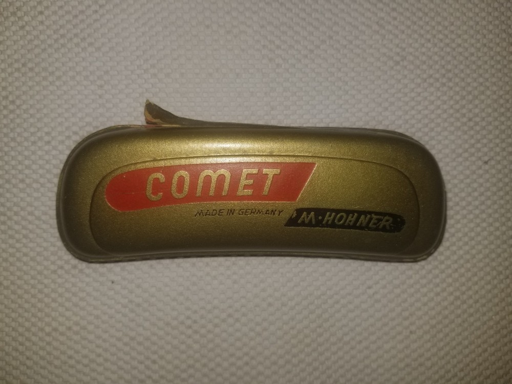 Vintage M. Hohner Comet Harmonica w/ Original Case – Made in Germany – C