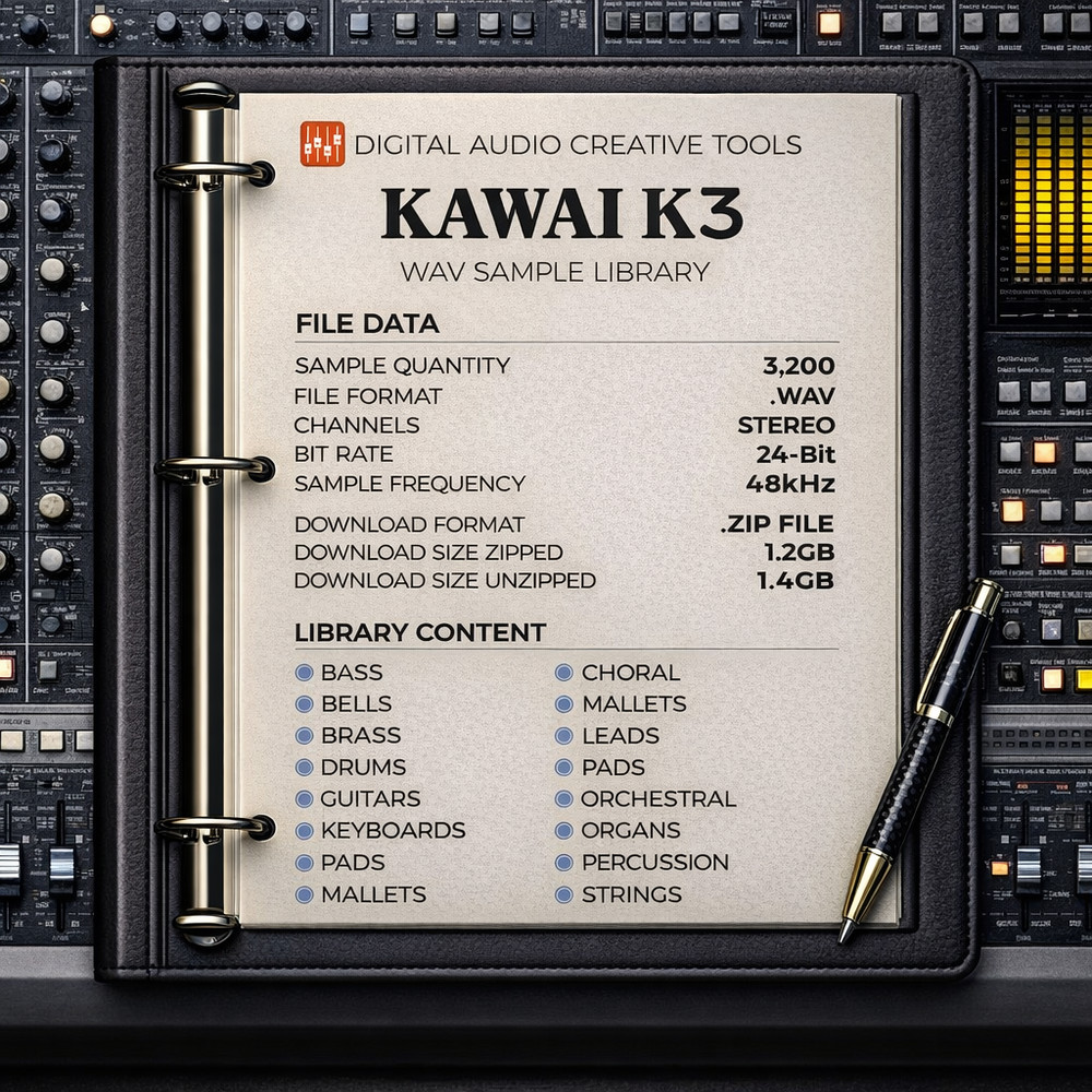 Kawai K3 Synthesizer Sample Library