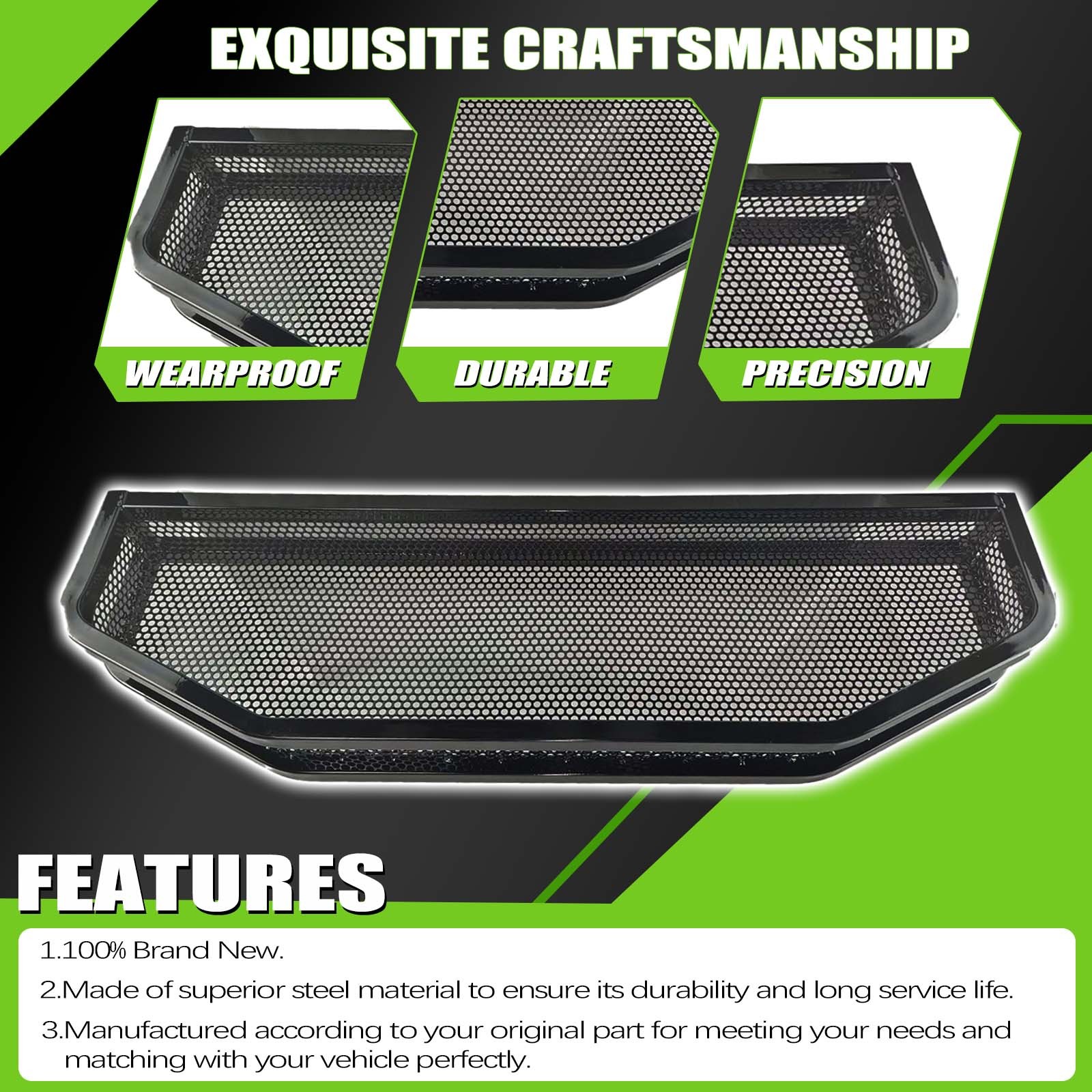 Heavy Duty Front Clay / Cargo Basket For EZGO TXT Golf Cart w/ Mounting Brackets