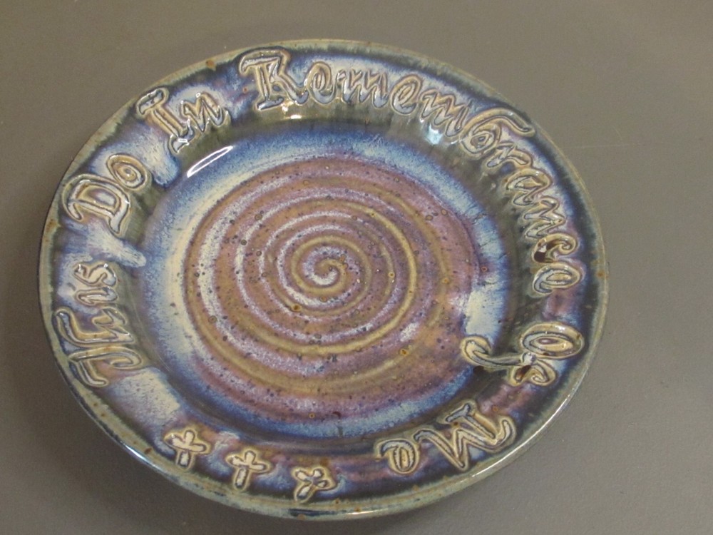 Randy Holbrook Communion Plate 7.5"