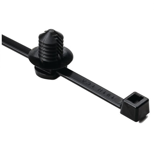 80 pcs HellermannTyton 156-00376 Fixing Cable Tie/Fir Tree Mount