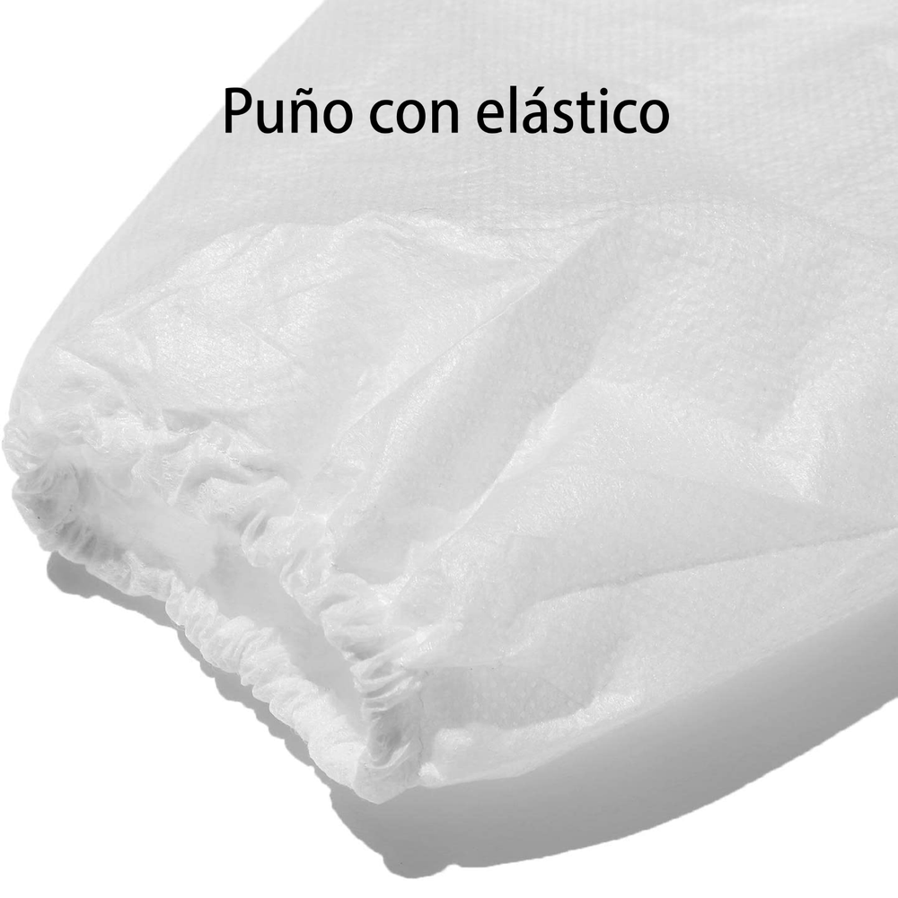 Disposable White Isolation Gown