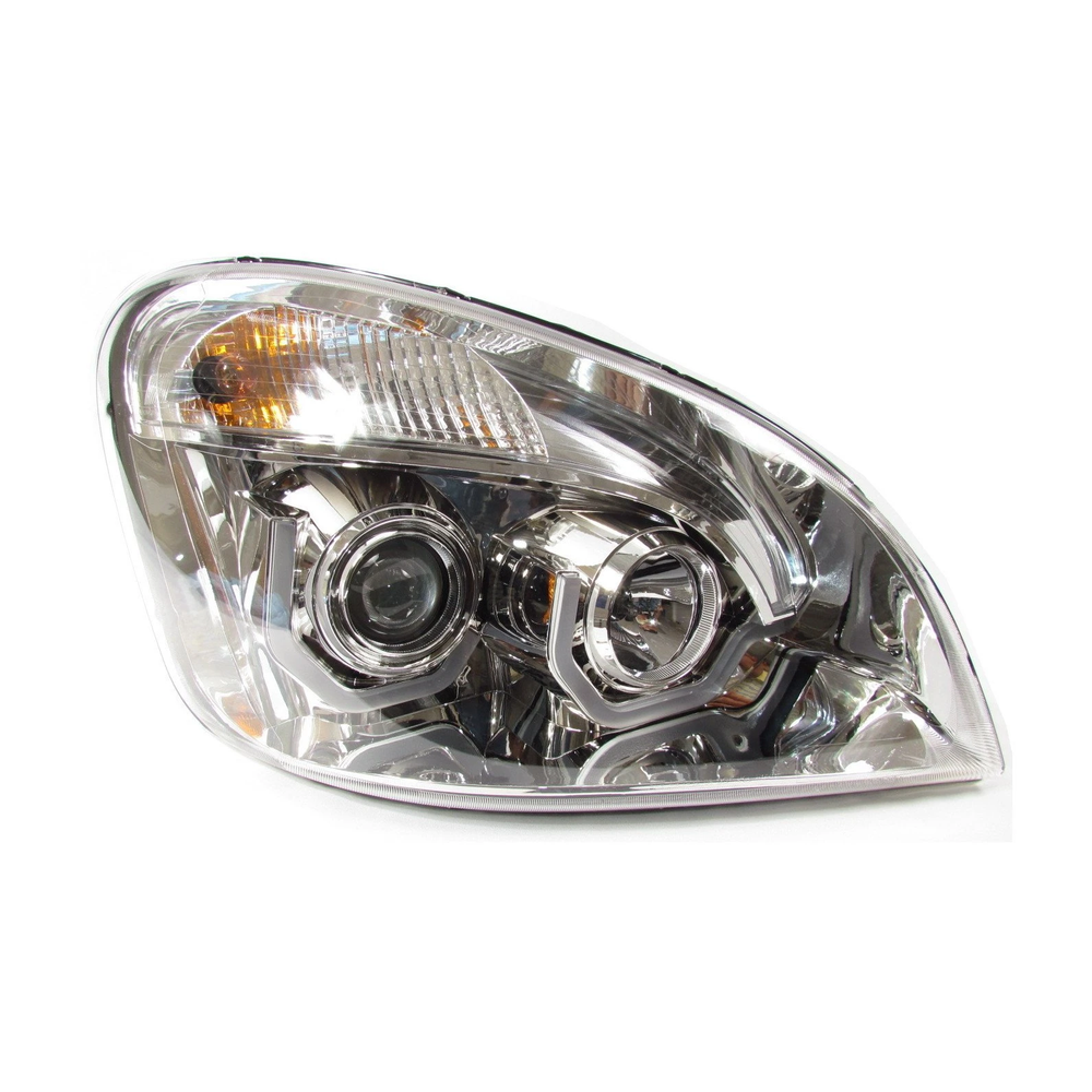 Fortpro Chrome Housing Headlights For Freightliner Cascadia - Both Sides