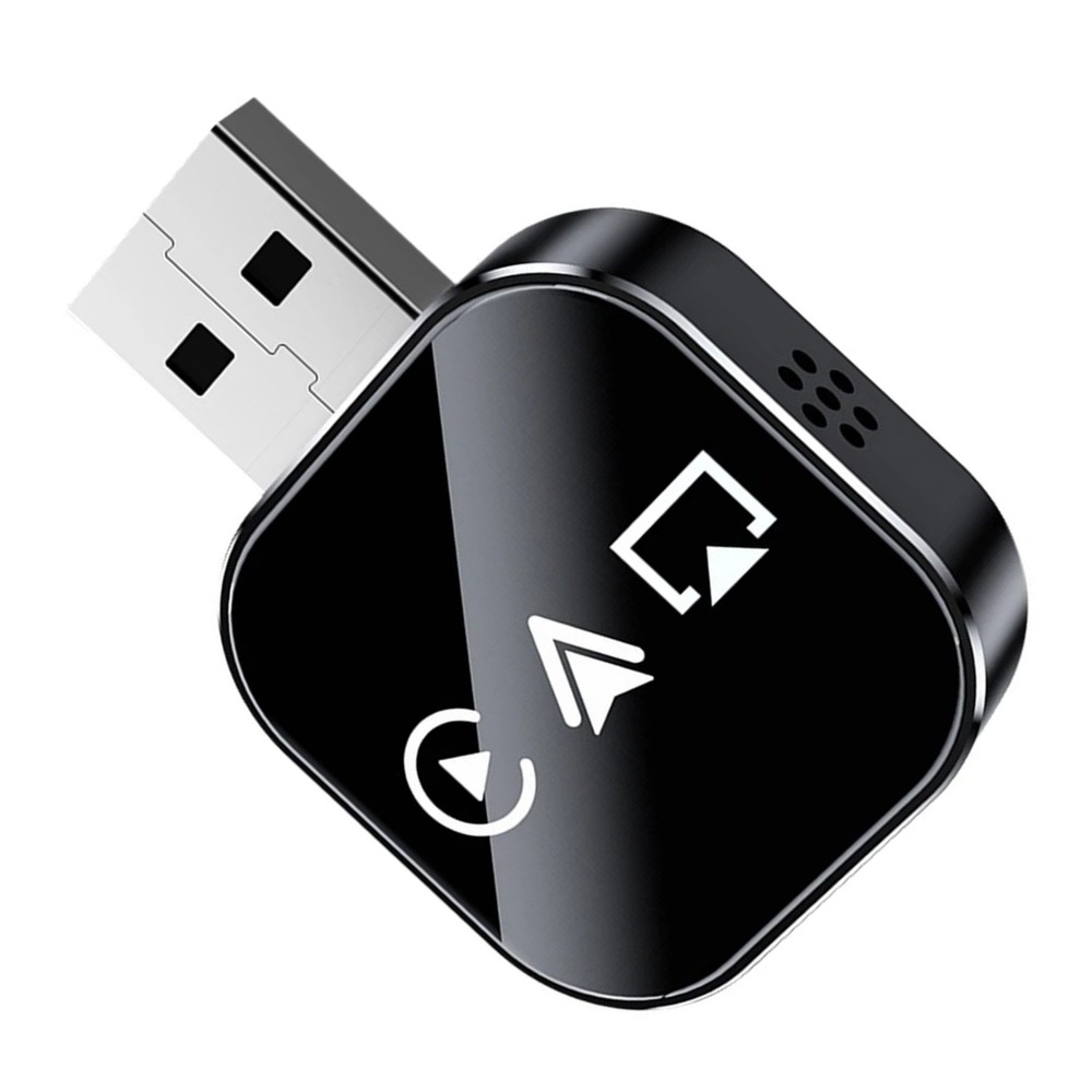 Plug Play Wireless CarPlay Adapter 3-in-1 Dongle for iOS Android Auto Bluetooth