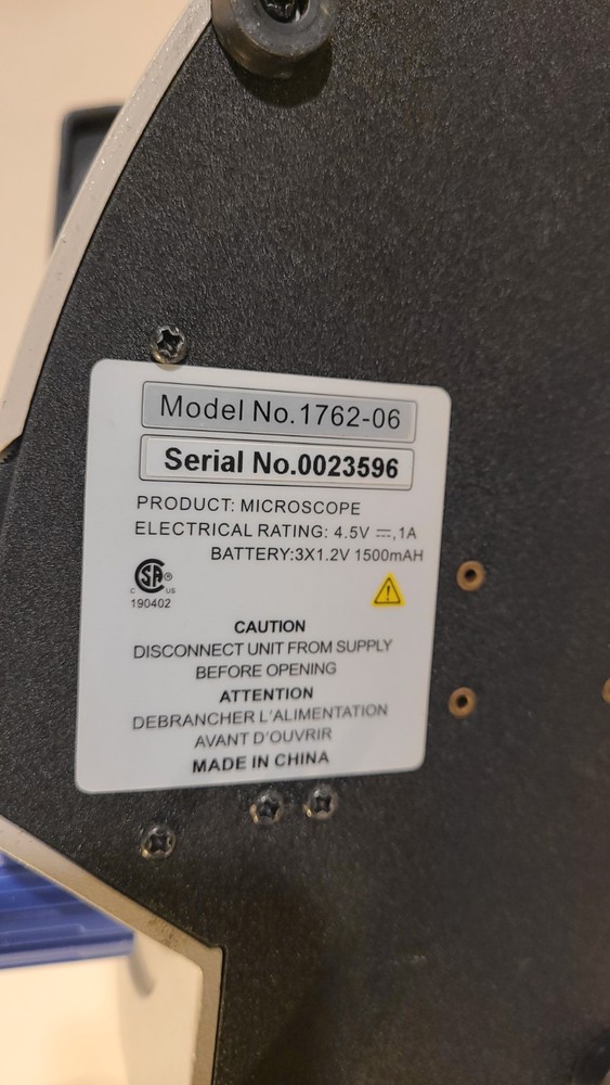 Boreal 2 Microscope MODEL# 1762-06 PRE-OWNED