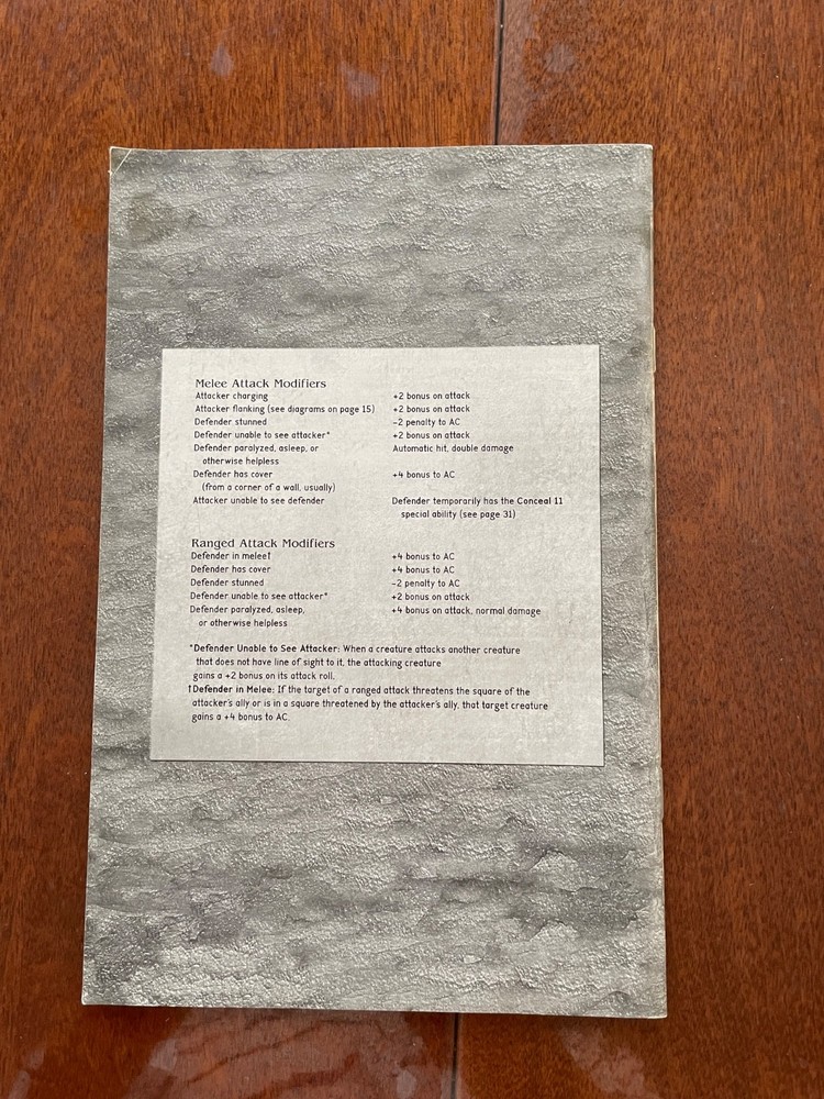 D&D Miniatures 2003 Skirmish Rules NEW READ Dungeons Dragons