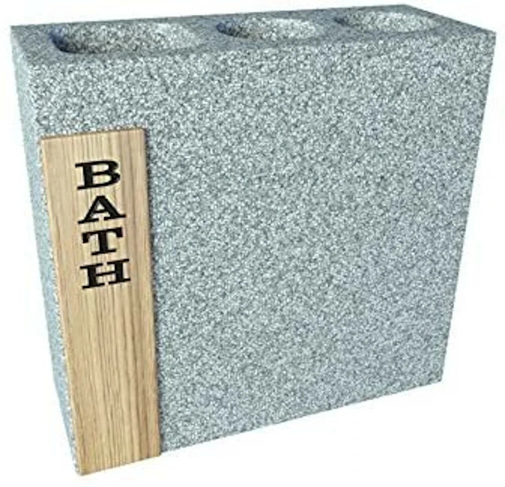 Sandstone Collection Bath Series Toothbrush Toothpaste Holder Bathroom Stone