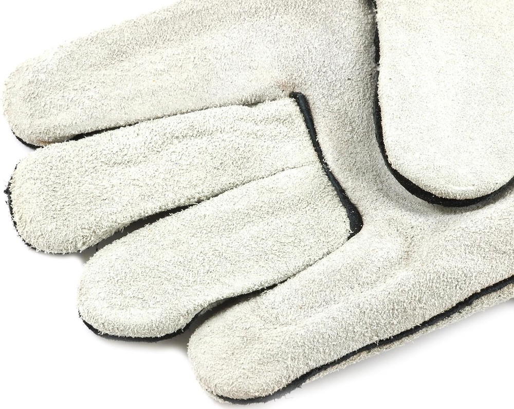 Forney 55200 Split Leather Welding Gloves Mig/Stick Size Large Cotton Lined