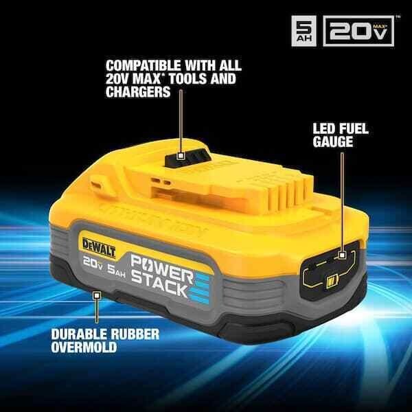 DeWALT DCBP520 POWERSTACK 20V Lith-Ion 5.0Ah Battery ✅ NEW ✅