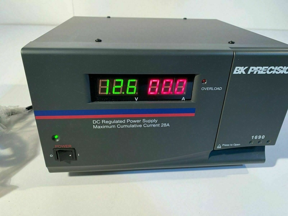 EXCELLENT BK PRECISION 1690 Regulated DC POWER SUPPLY Digital Face 28A Max NOS