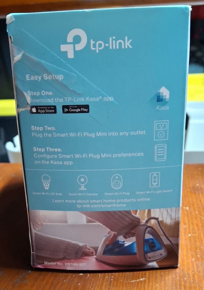 TP Link HS105 Kit Smart Wifi Plug Mini 2 Pack, Unopened
