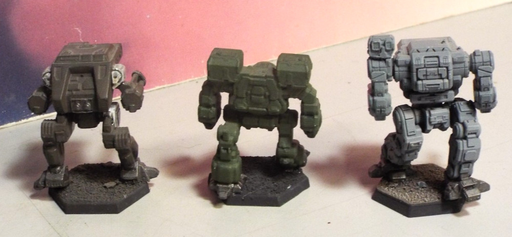 BATTLETECH UNION-CLASS DROPSHIP w/ GUARD MECHS (3D-PRINTED, PAINTED)
