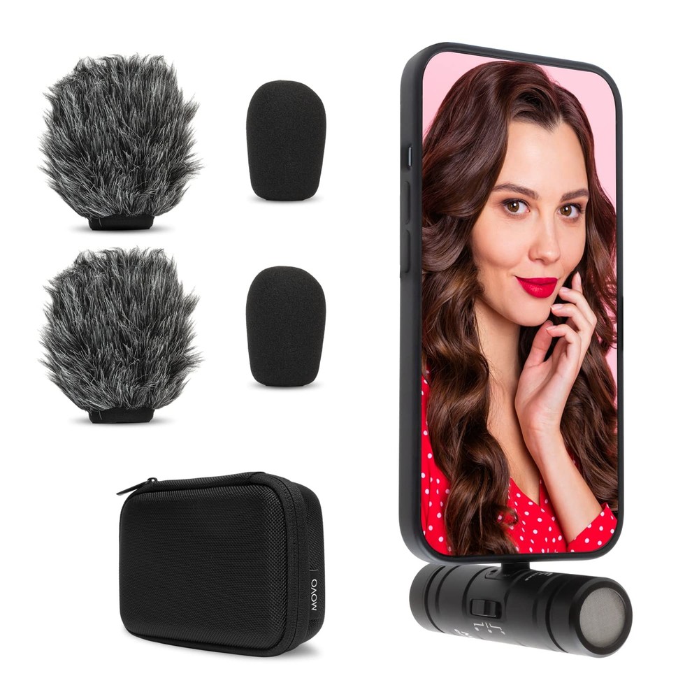 DoubleMic-DI Dual Capsule Microphone for iPhone- -Sided Cardioid Condenser Mi...