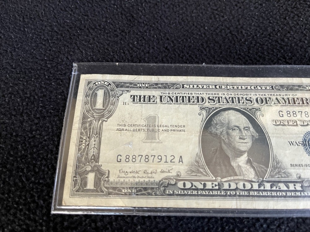 Series 1957 A Silver Certificate Dollar Bill