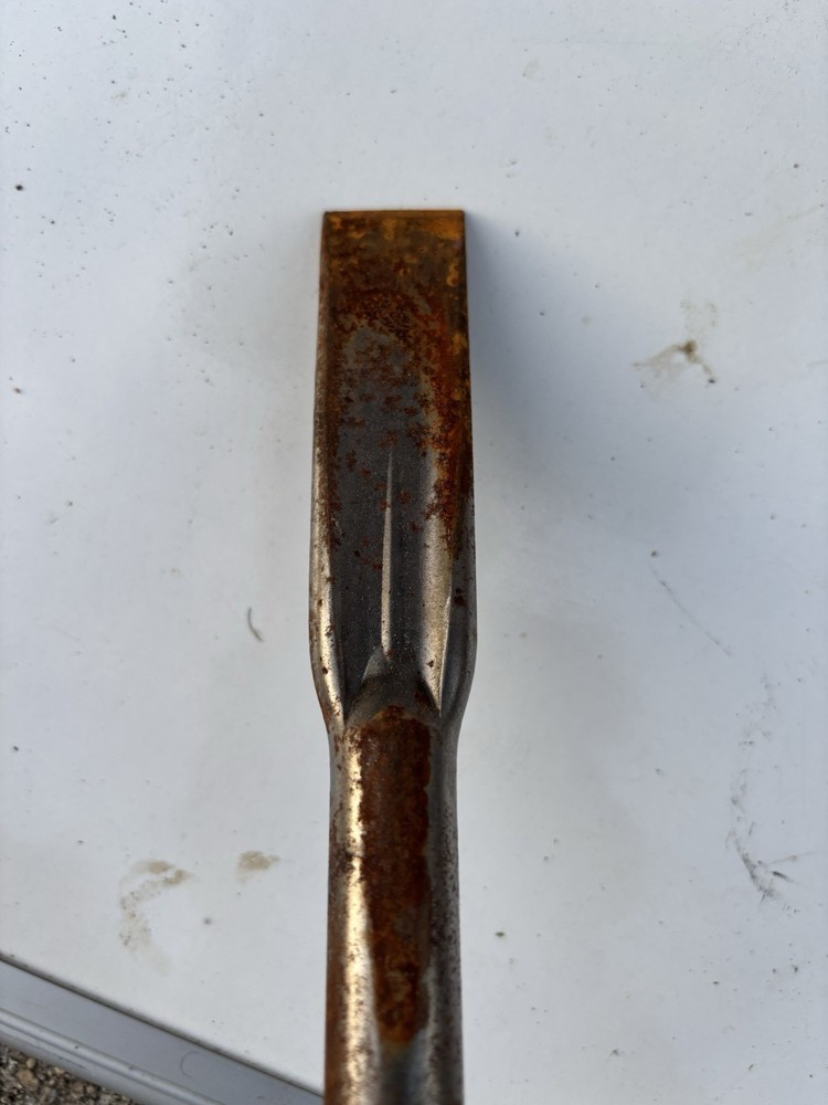 Lot of 3 Concrete Chisel (Scaling Chisel, Flat Chisel, Pointed Chisel) See Desc