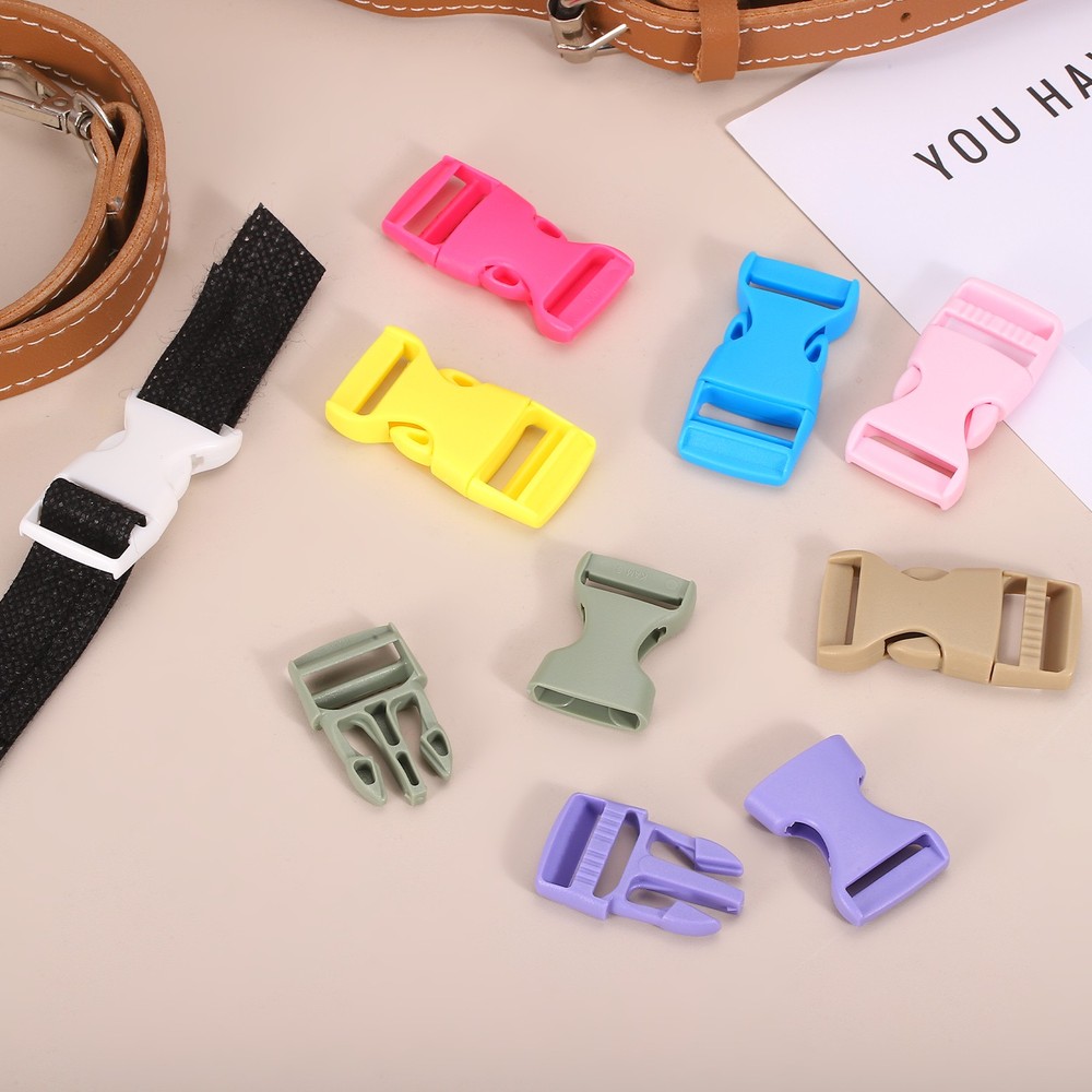 4 Pack Quick Side Release Buckle, 0.8" Plastic Buckle Clip, Medium Purple