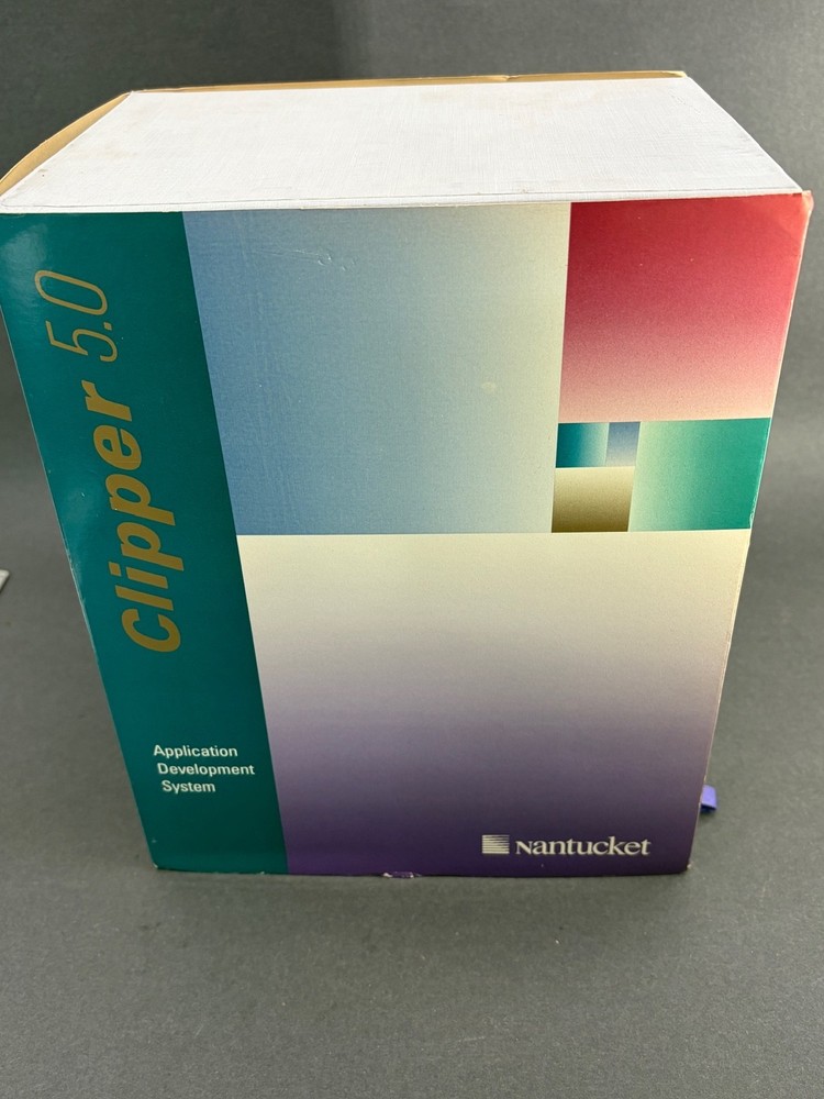 Nantucket Clipper v5.01 Application Development System IBM PS/2 PC XT AC 5.25