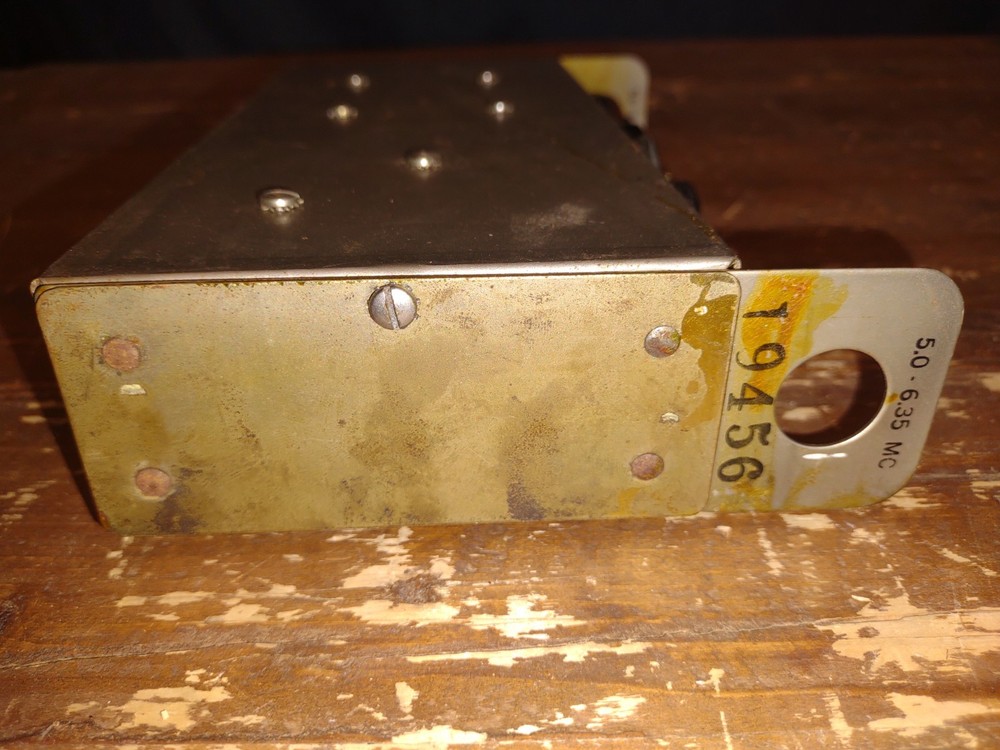 TU-51 PL-10 Radio Transmitter Tuning Unit Ham WWII Surplus Bakelite Knobs etc.