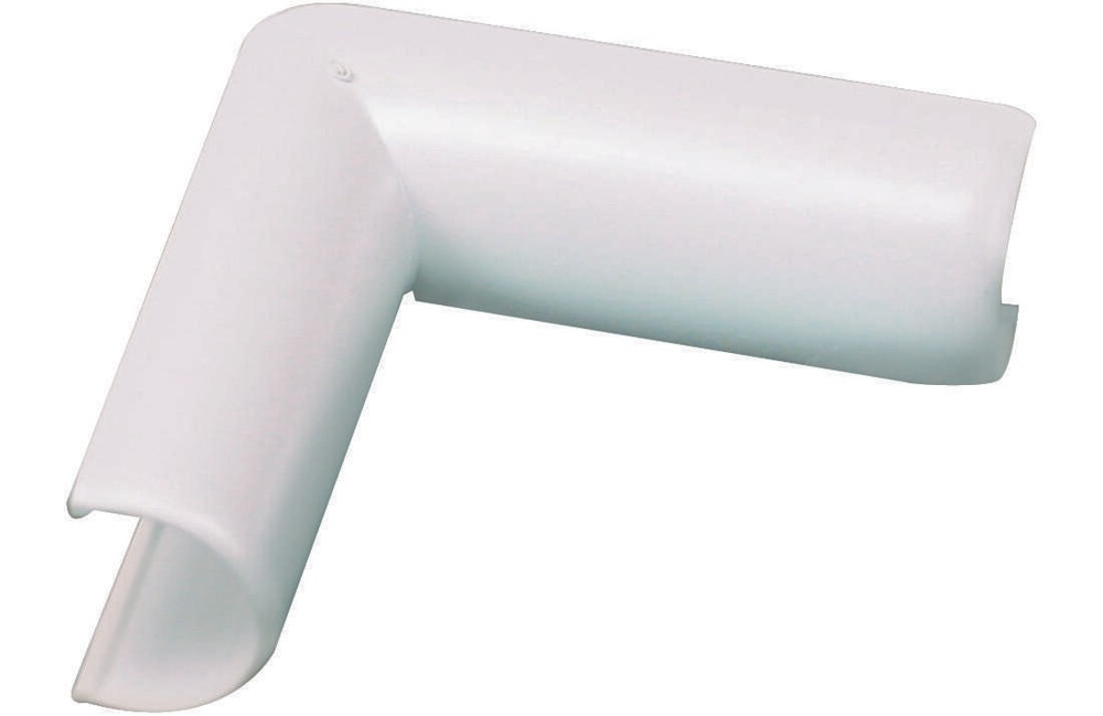 Wiremold C17 Wireway Inside Elbow, Non-Metallic, PVC, White