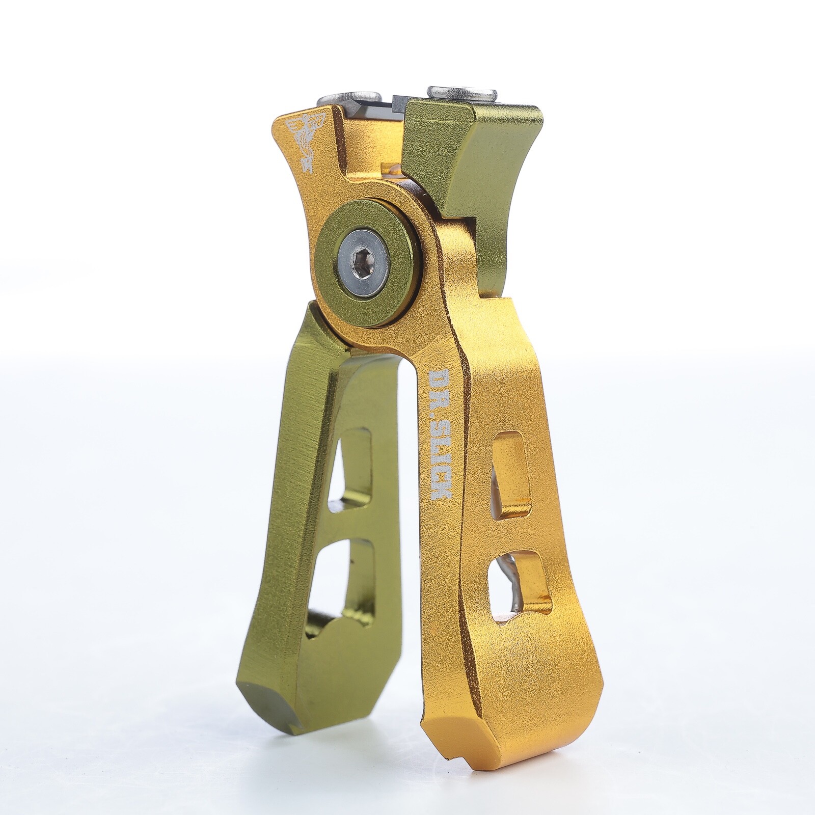 Dr Slick Cyclone Nipper - Straight Cut - Green/Gold - FREE SHIPPING