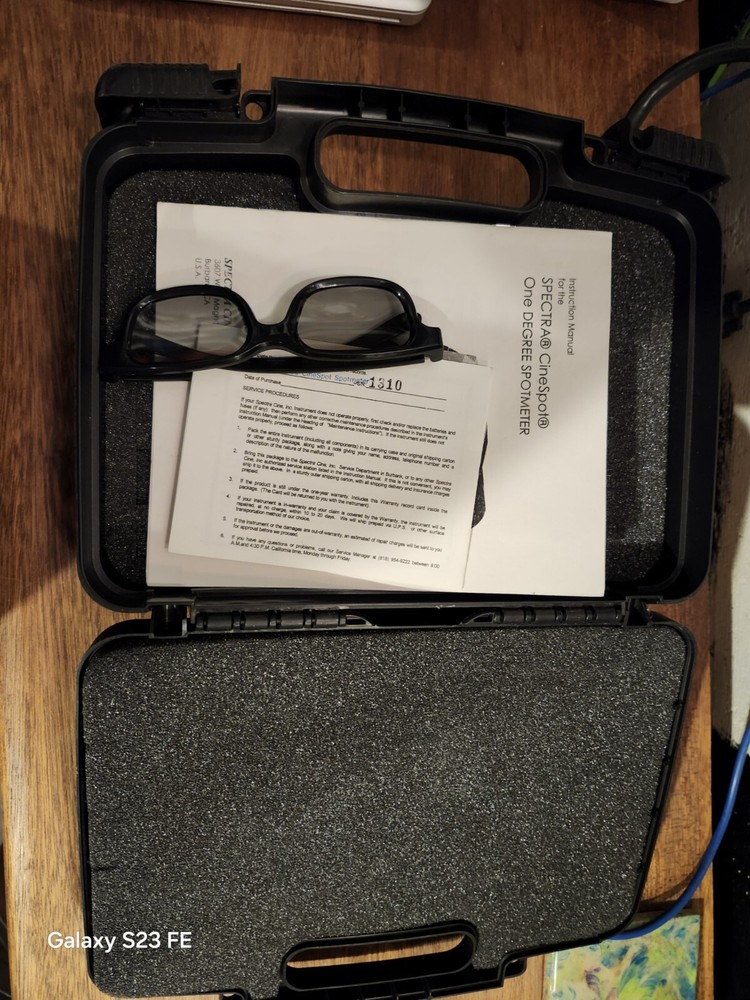 Spectra Cinespot 1 degree spotmeter