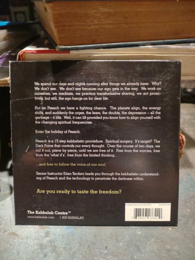 Getting Pesach Passover The Kabbalah Centre Cd