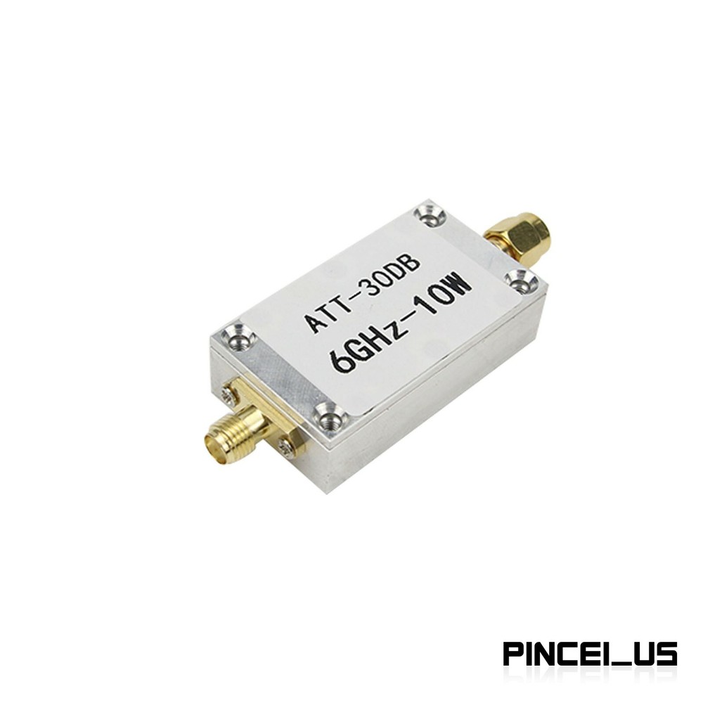 10W 30DB RF Attenuator SMA Fixed Attenuator For Power Meter Spectrum Analyzer