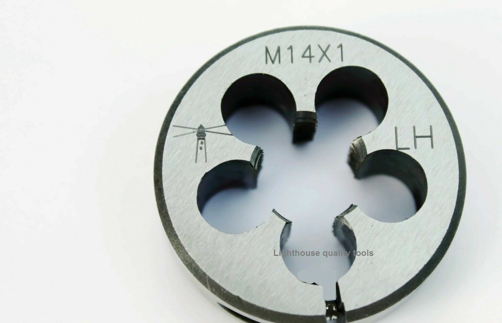 Lighthouse Quality Tools® M14X1 LH Adjustable Threading Die + Stock Handle