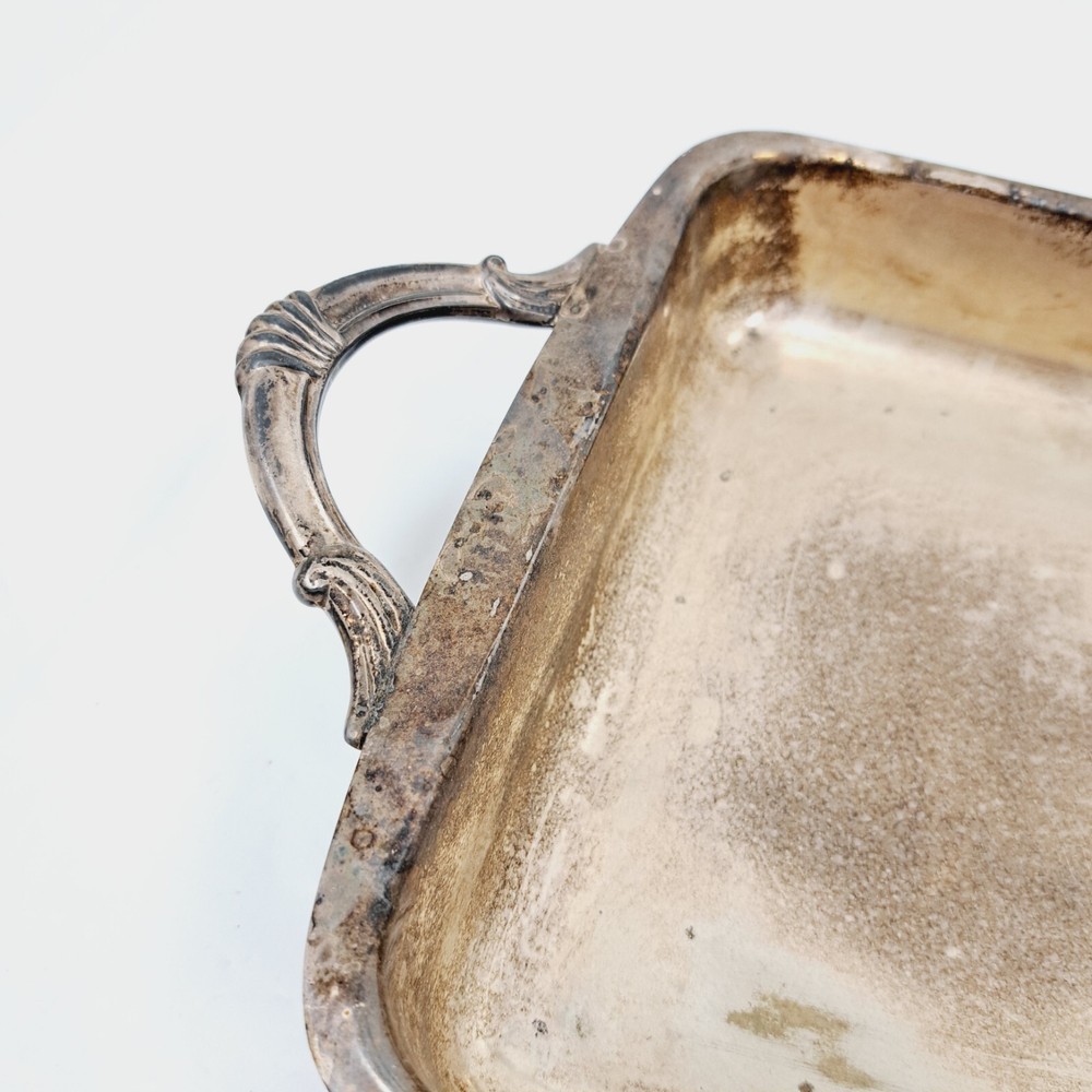 Vintage Silver Plate Vegetable Serving Dish Elegant