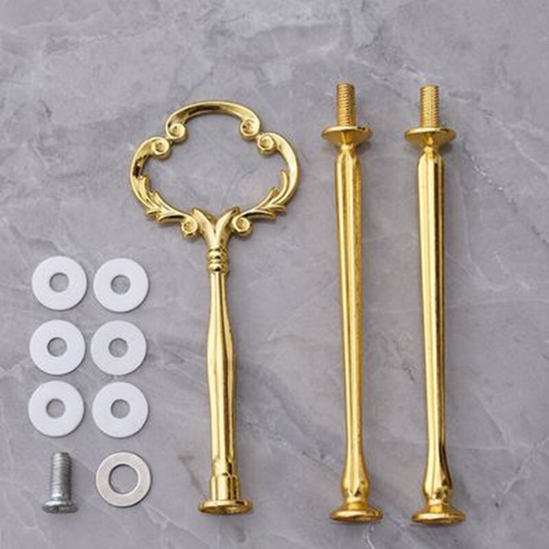 2/3 Tier Cake Cupcake Plate Stand Handle Hardware Fitting Holder Without Plate