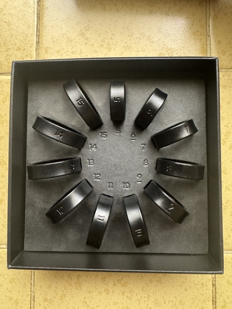 Samsung Galaxy Ring Sizing Kit (Black) Open Box