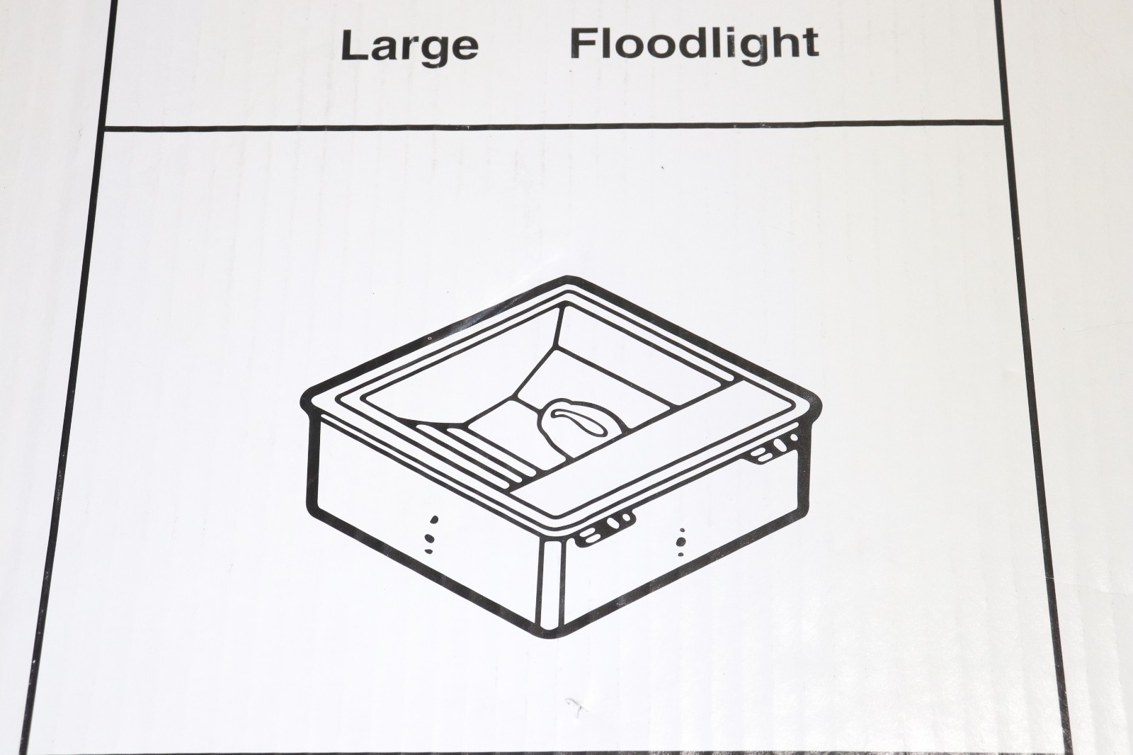 CROUSE HINDS WLFL400HPS/480 400W HIGH PRESSURE SODIUM 16" X 16" LARGE FLOODLIGHT