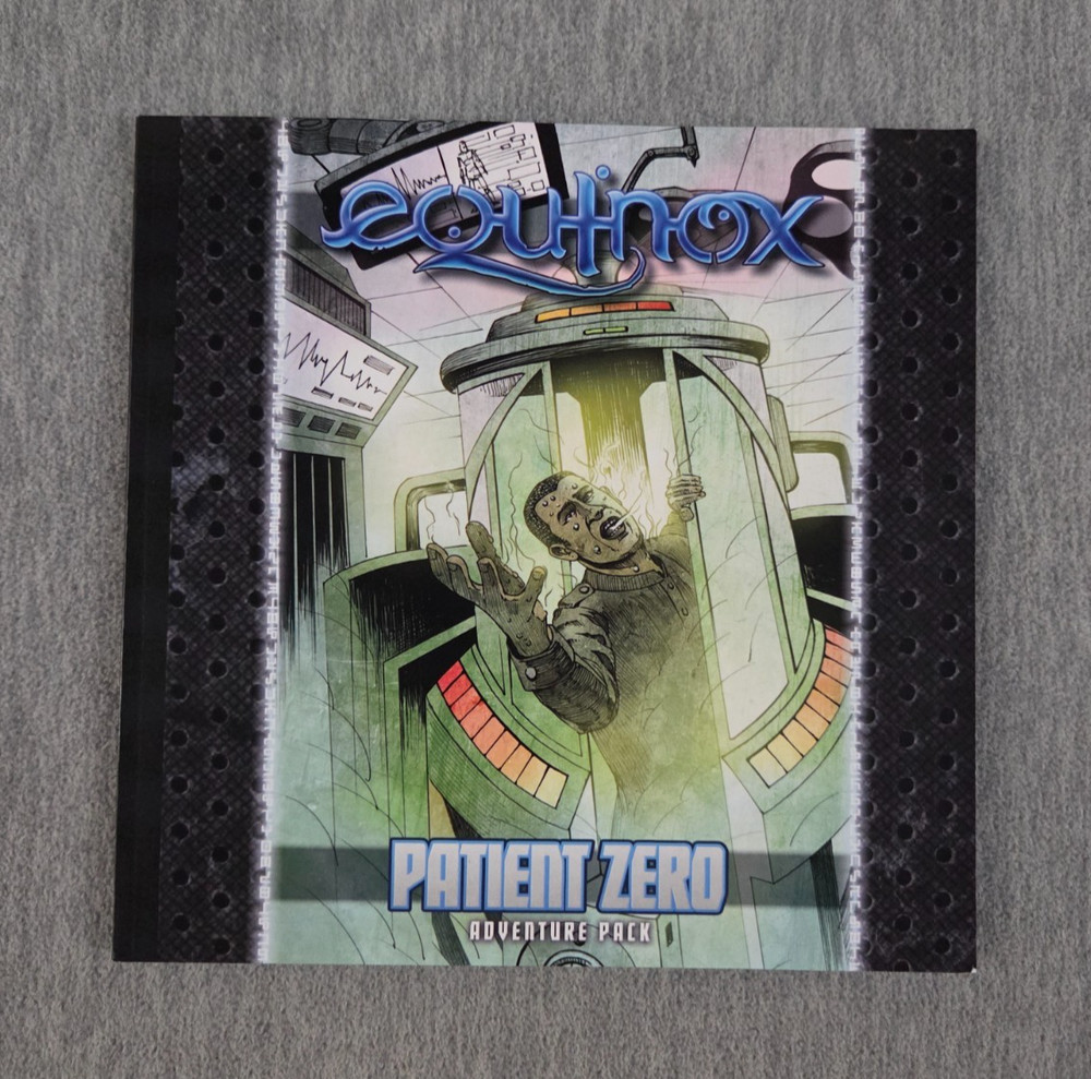 Equinox Patient Zero Adventure Pack 2017 Vagrant Workshop RPG Book NEW