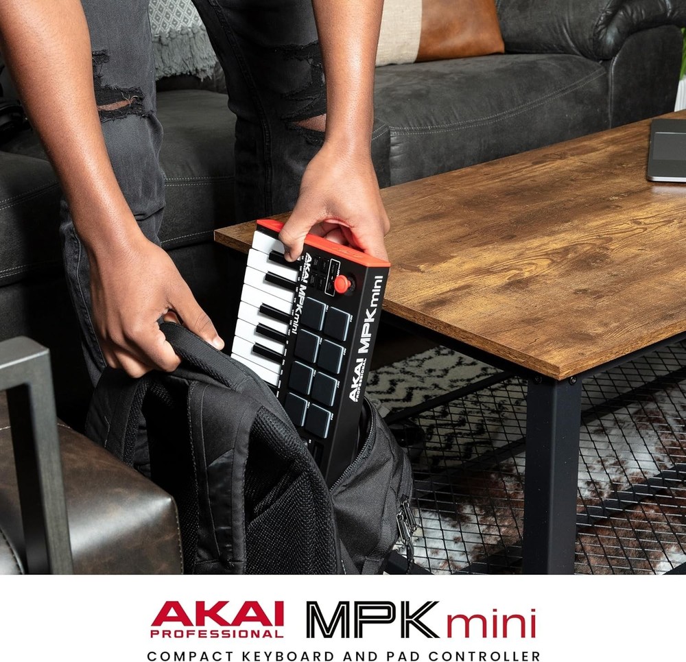 Ultimate Portable MPK Mini MK3: 25-Key MIDI Controller with Sound Library