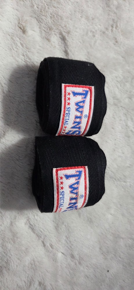 Twins special boxing hand wraps black
