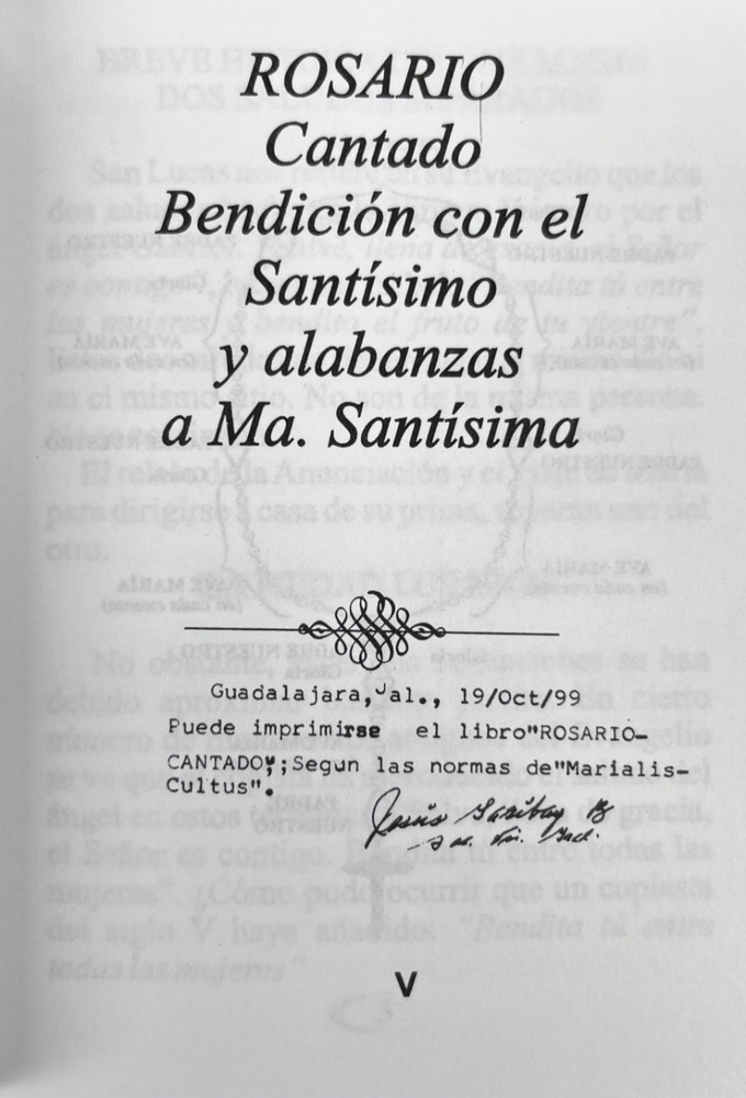 ROSARIO CON CANTOS A MARIA SANTISIMA