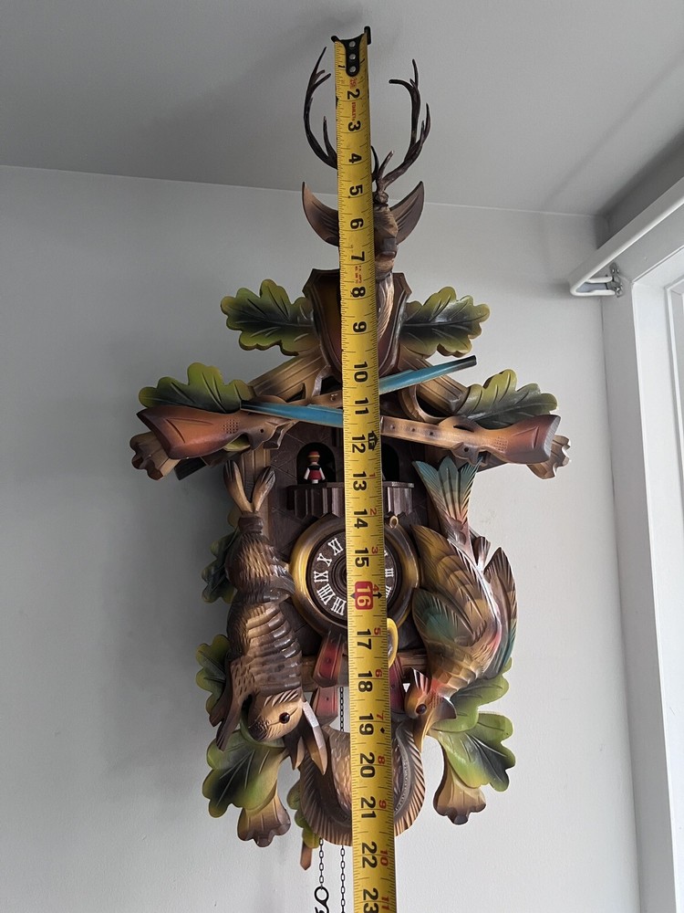 24 Inches Tall Cuckoo Clock Hunting