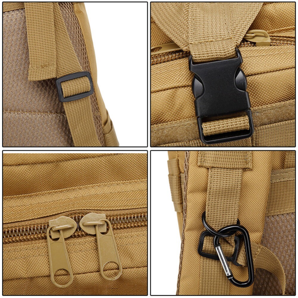 Tactical Backpack MOLLE Backpack Military Bag Army 3 Day Assault Pack Rucksack