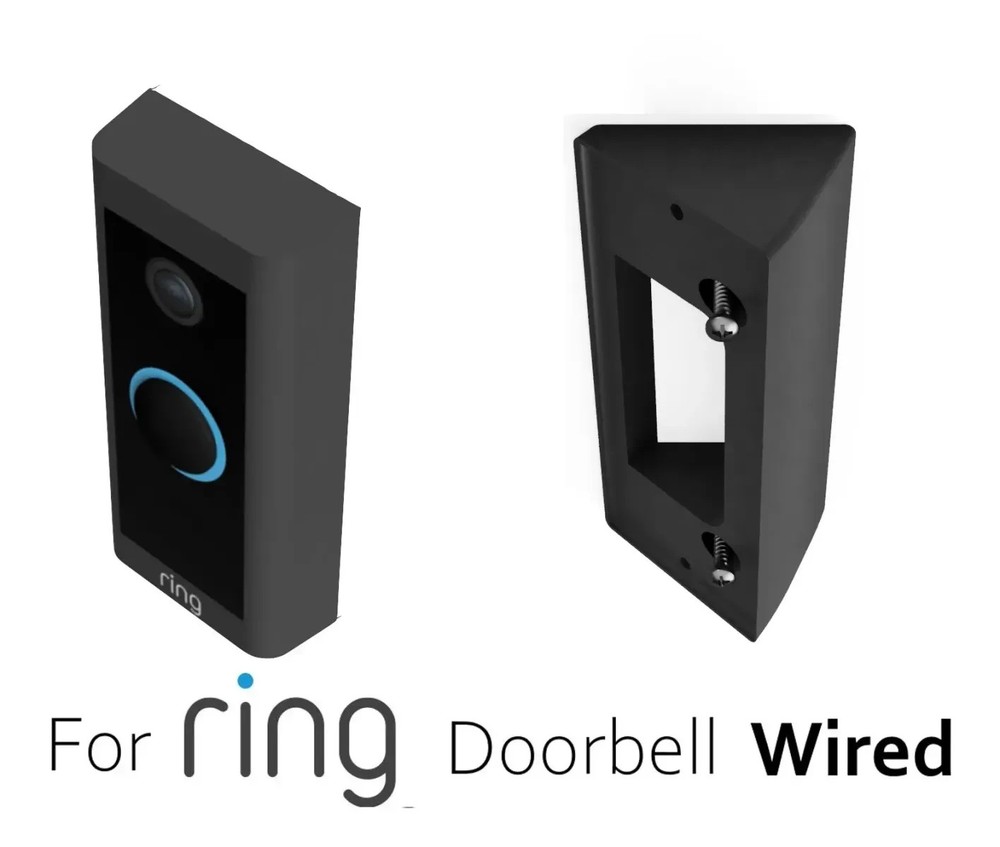 Ring 2 Video Doorbell – 45° Corner Wedge Kit | Optimize Viewing Angle & Motion